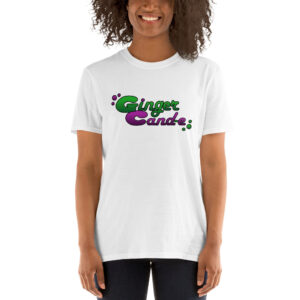 Ginger Cand-e Logo - Short-Sleeve Unisex T-Shirt | Gildan - White