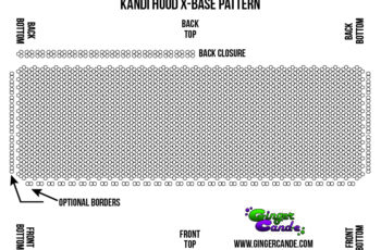 Kandi Hood Pattern - Ginger Cand-e's Kandi Tutorials